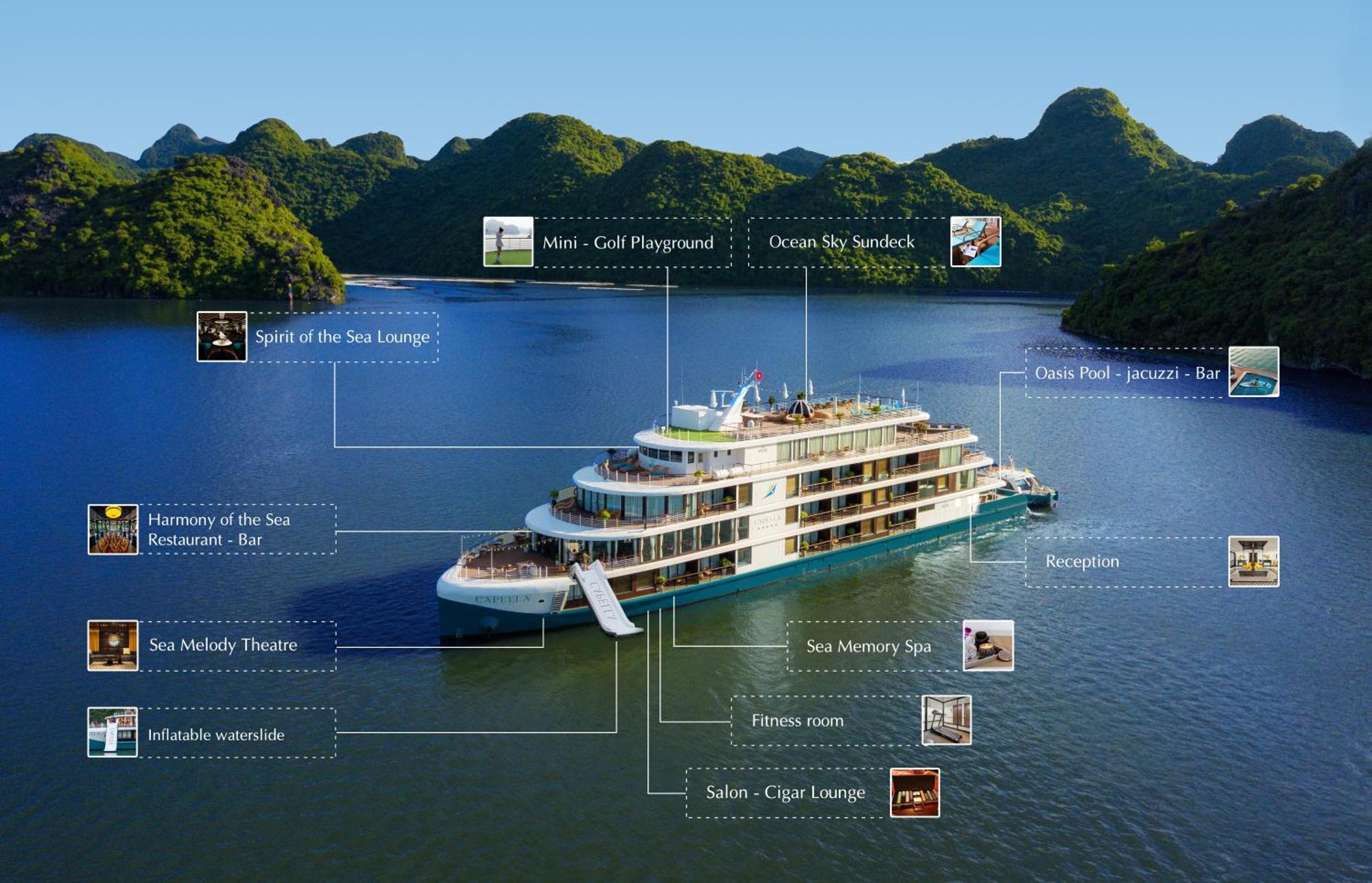 Hotel Halong Capella Cruise Ha Long Zewnętrze zdjęcie